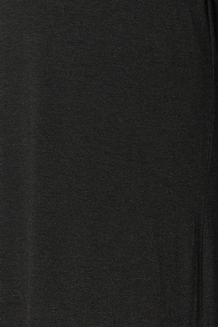 Loungewear-Jerseykleid aus LENZING™ ECOVERO™, ANTHRACITE MELANGE, detail image number 5