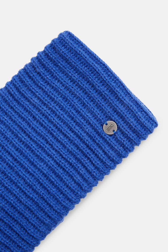 Stirnband aus Strick, BRIGHT BLUE, detail image number 1
