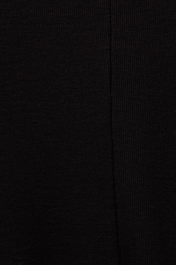 Maxi-Strickkleid mit Rollkragen, BLACK, detail image number 6