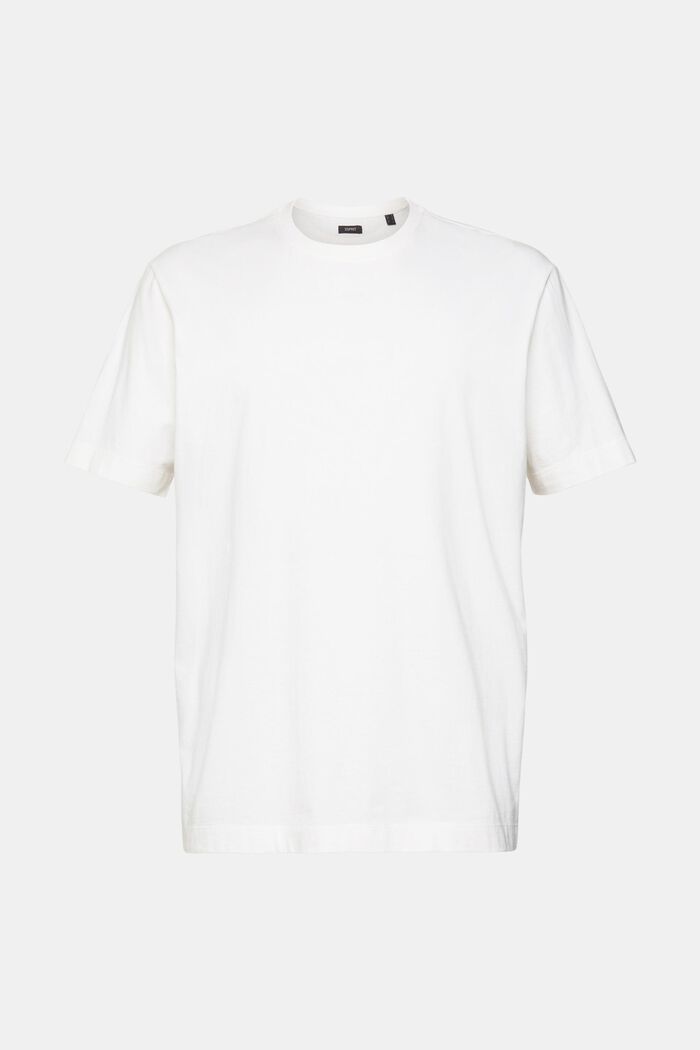 Unifarbenes T-Shirt, WHITE, detail image number 6