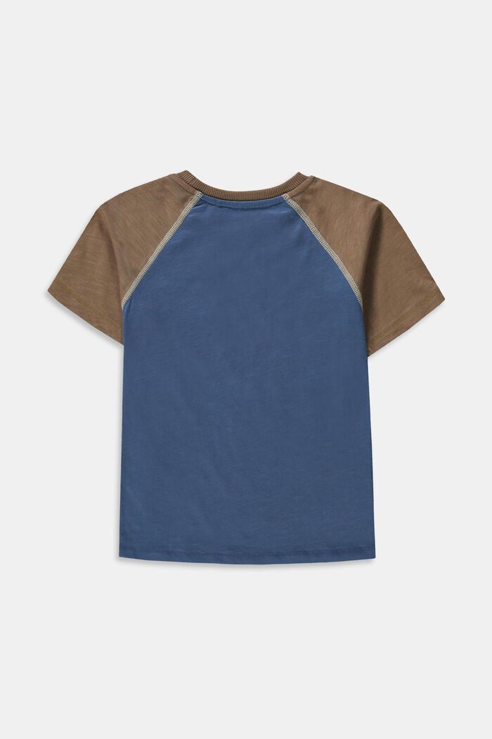 T-Shirt aus 100% Baumwolle, GREY BLUE, detail image number 1