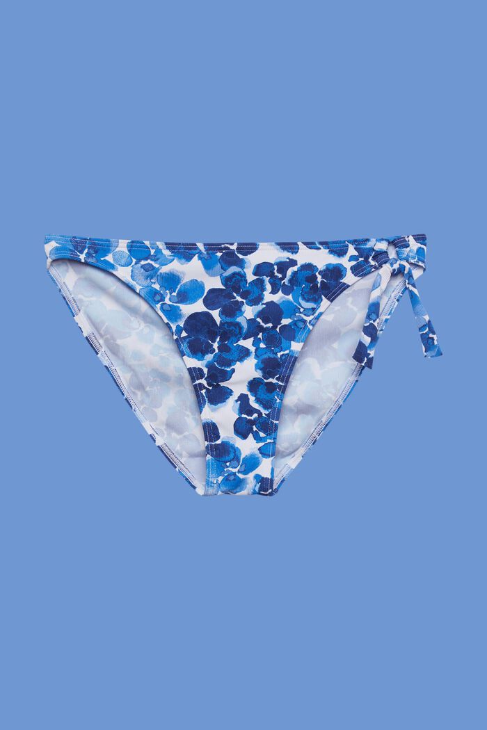 Recycelt: Gemusterte Bikinihose, BLUE, detail image number 3