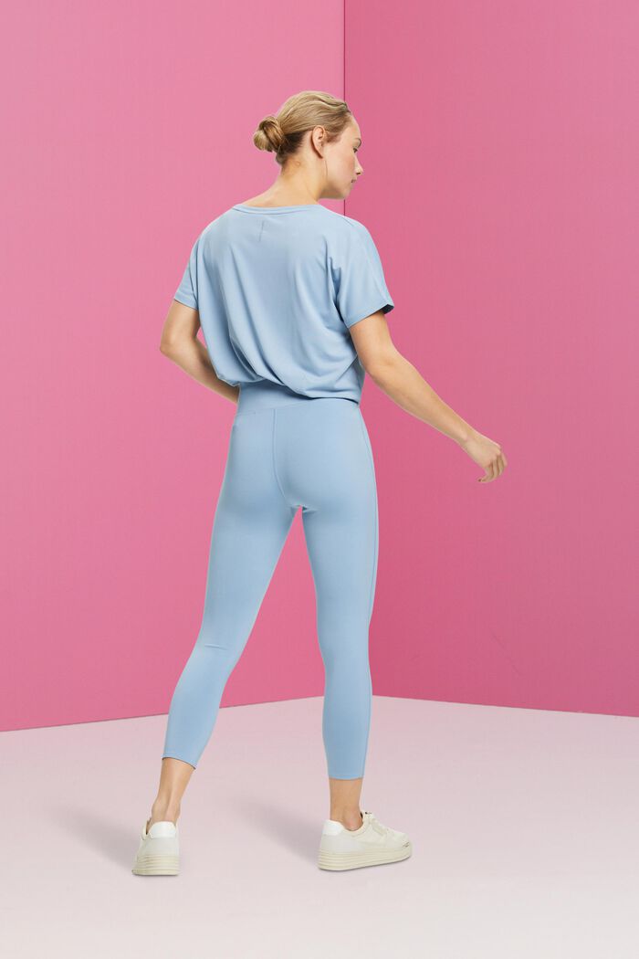 Recycled: Active-Leggings mit E-DRY, PASTEL BLUE, detail image number 3
