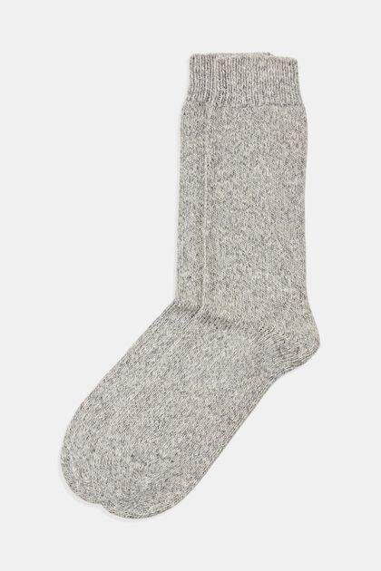 Boot-Socken in Grobstrick mit Wolle