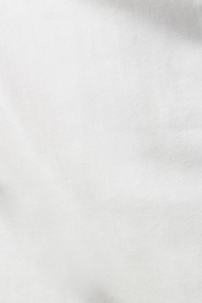 T-Shirt mit Paillettenapplikation, TENCEL™, OFF WHITE, detail image number 4