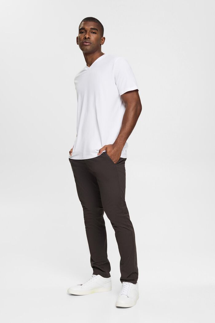 Jersey T-Shirt, 100% Baumwolle, WHITE, detail image number 4