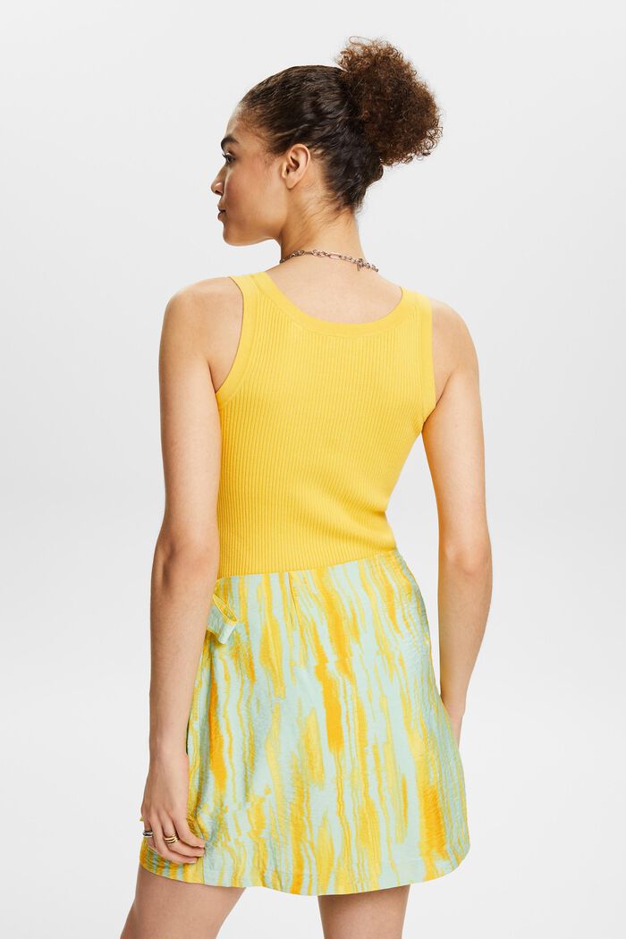 Geripptes Pullover-Tanktop, SUNFLOWER YELLOW, detail image number 2
