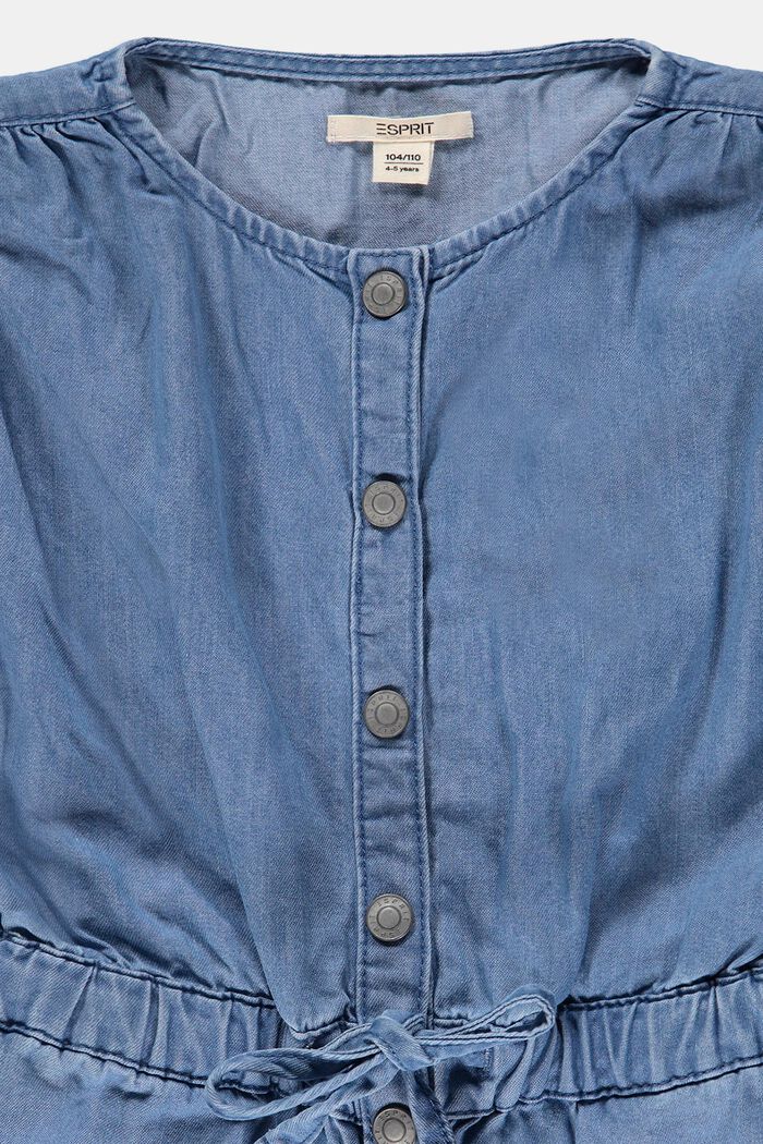 Kurzärmliger Jeans-Overall, BLUE MEDIUM WASHED, detail image number 2