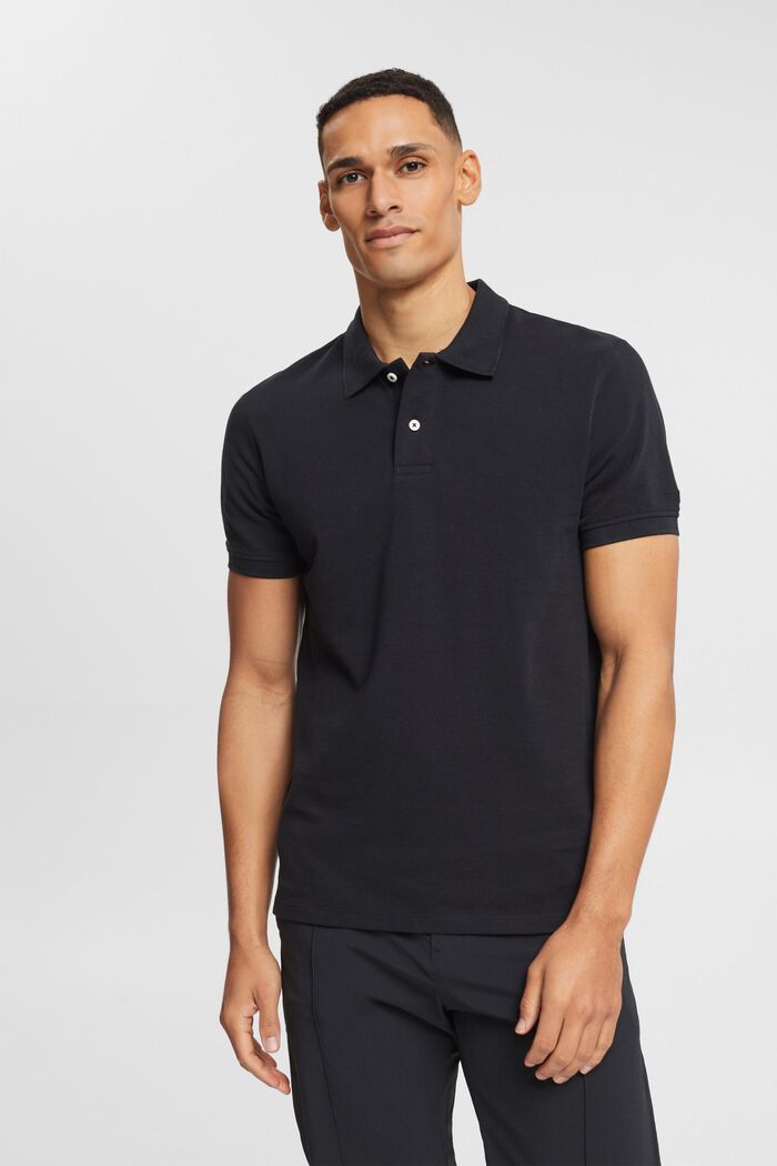 Slim Fit Poloshirt, BLACK, detail image number 0