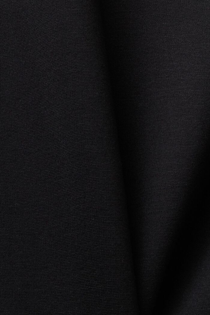 Minikleid aus Jersey, BLACK, detail image number 4