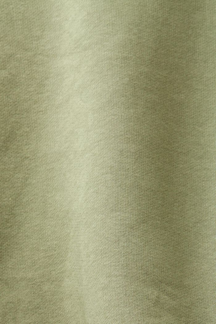 Recycelt: unifarbenes Sweatshirt, LIGHT KHAKI, detail image number 5