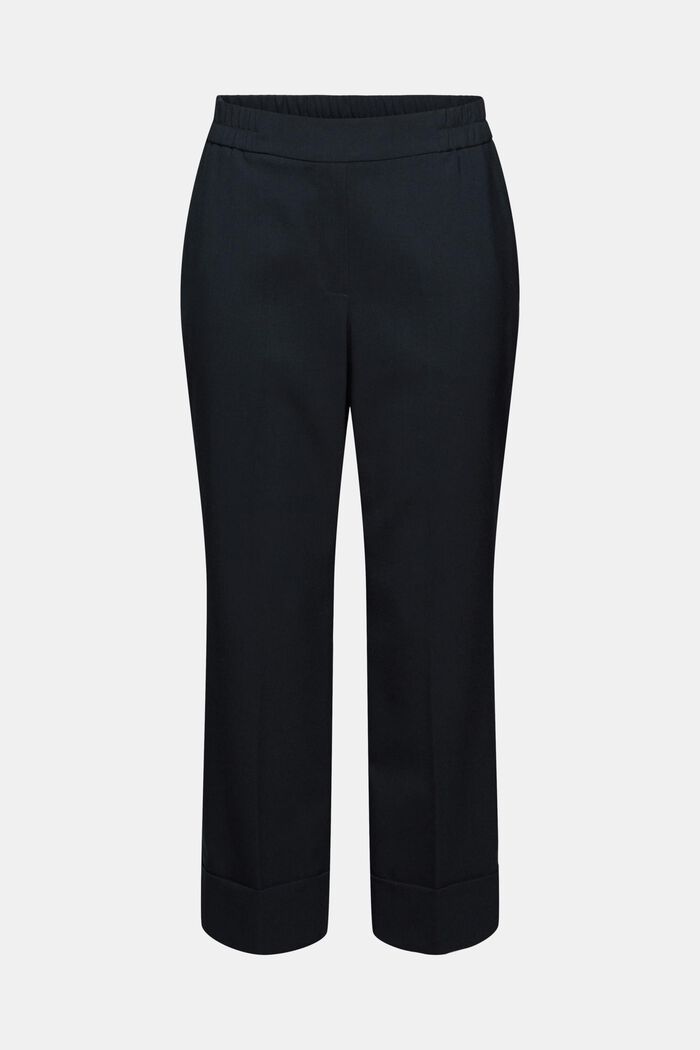 Mid-Rise-Pants im Cropped Fit, BLACK, detail image number 2
