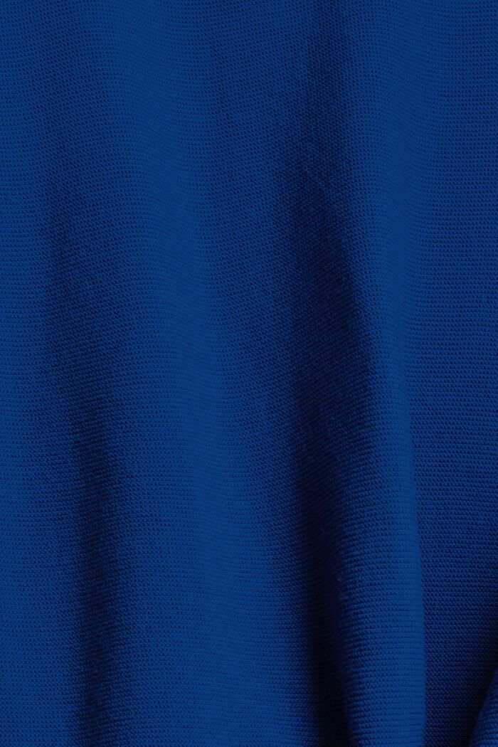 Strickpullover aus 100% Bio-Baumwolle, BRIGHT BLUE, detail image number 1
