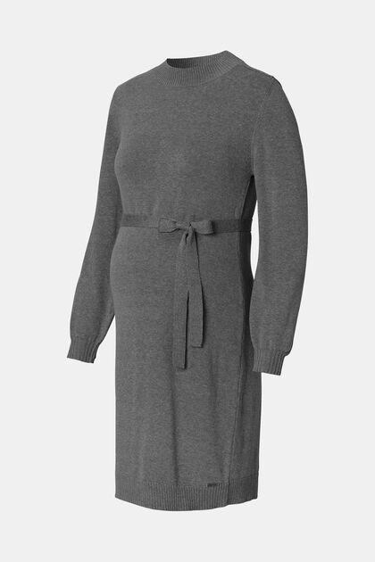 Dresses knitted, ANTHRACITE MELANGE, overview