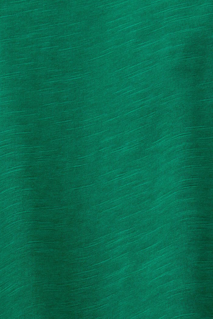 Jersey-Longsleeve, 100% Baumwolle, DARK GREEN, detail image number 5