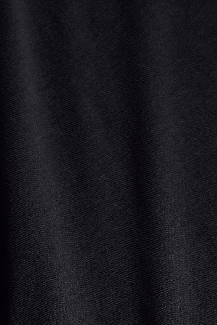 Mit TENCEL™: Oversize T-Shirt, BLACK, detail image number 4