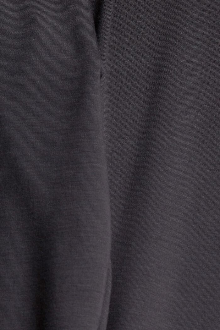 Jersey-Hose mit Gummibund aus TENCEL™, ANTHRACITE, detail image number 4