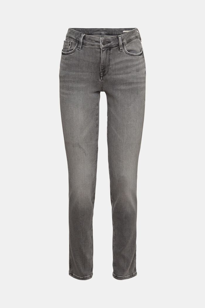 Elastische Slim-Fit Jeans, GREY MEDIUM WASHED, detail image number 2