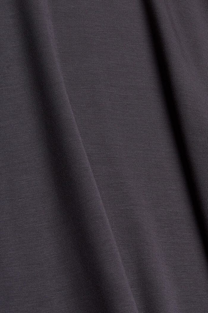 TENCEL™: Jerseyshirt mit Rollkragen, ANTHRACITE, detail image number 4