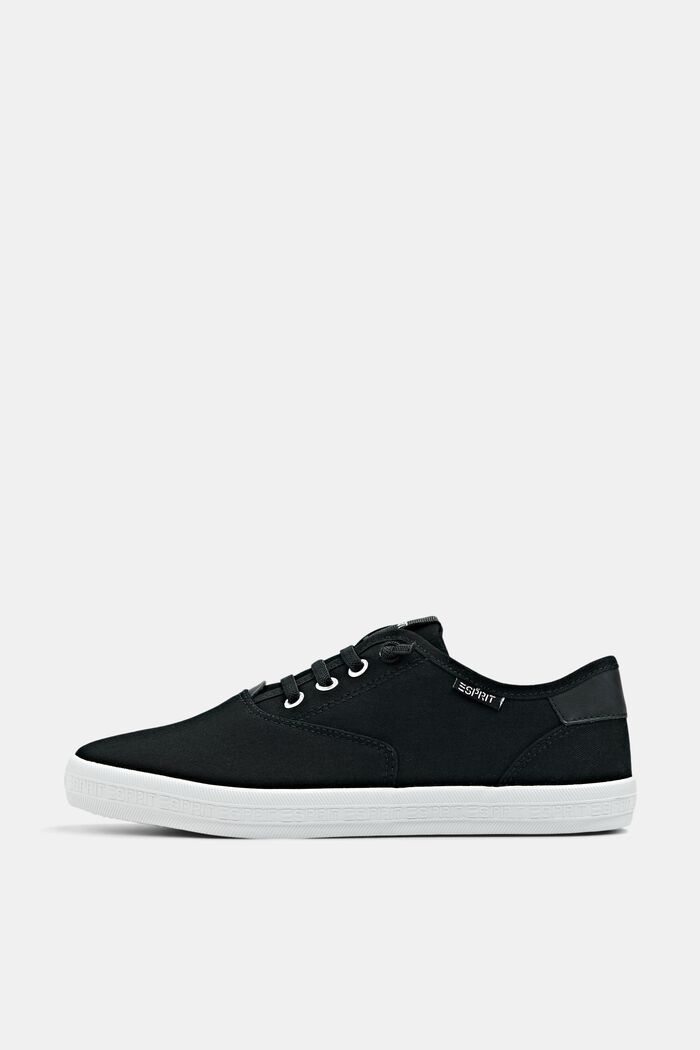 Sneaker mit elastischen Schnürbändern, BLACK, detail image number 0