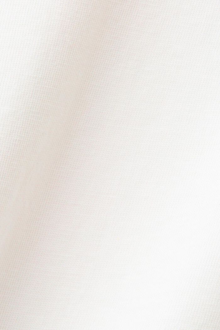 Baumwoll-T-Shirt mit Blumenprint, OFF WHITE, detail image number 5
