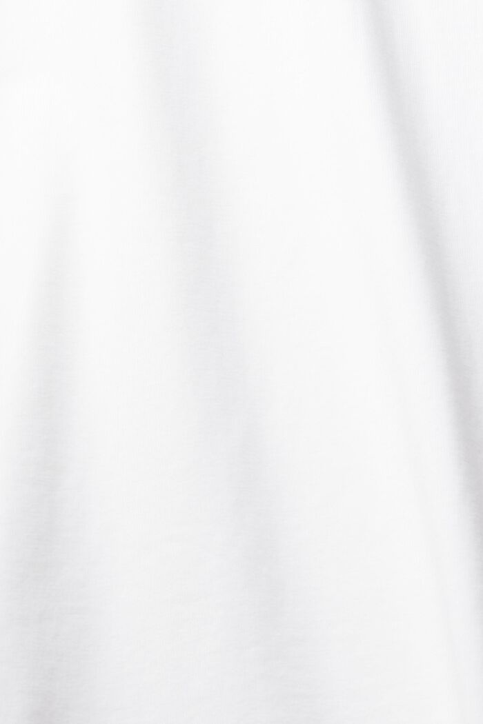 Langarm-Top aus Jersey, 100 % Baumwolle, WHITE, detail image number 1