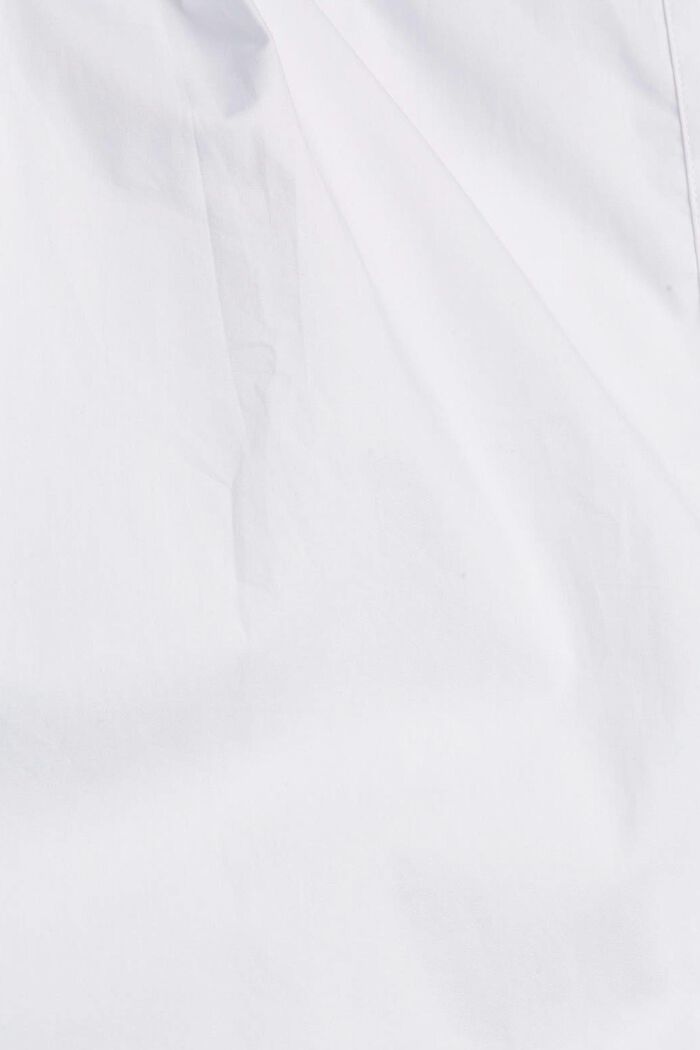 Hemdbluse aus 100% Organic Cotton, WHITE, detail image number 4