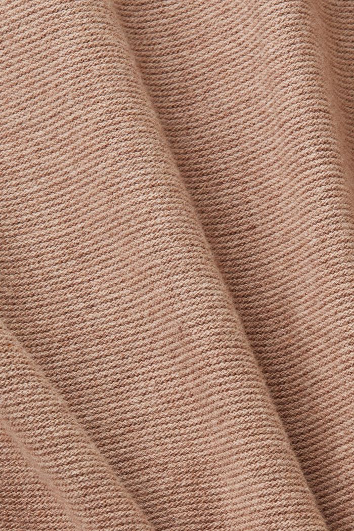 Jacquardpullover aus Baumwolle, LIGHT TAUPE, detail image number 5