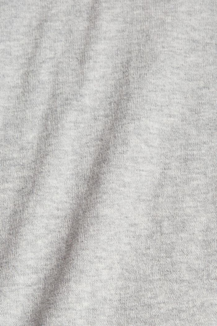 Pullover mit Hoodie, 100% Baumwolle, LIGHT GREY, detail image number 4