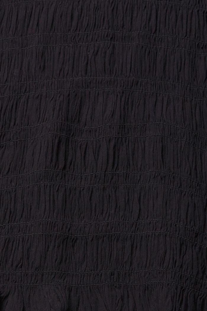 Gesmokte Bluse, LENZING™ ECOVERO™, BLACK, detail image number 6
