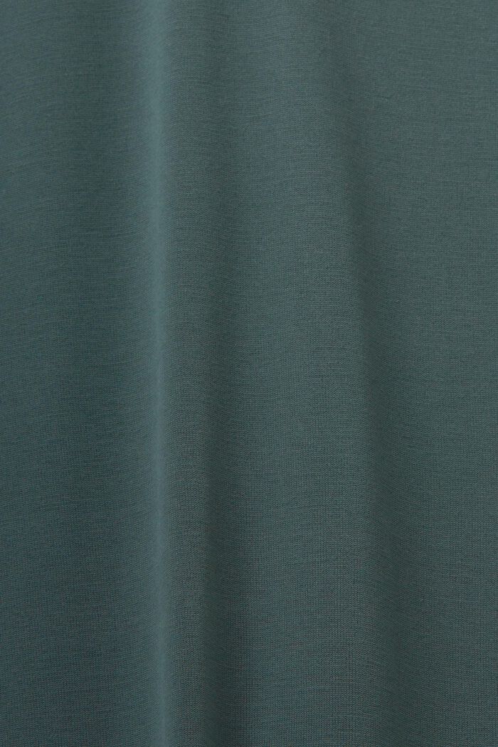 Jersey-Blusenkleid, DARK TEAL GREEN, detail image number 5