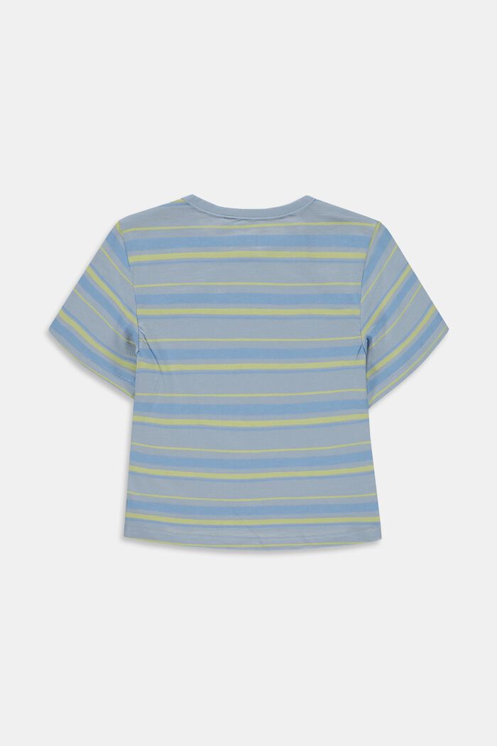 T-Shirt im Streifen-Look, 100% Baumwolle, BLUE LAVENDER, detail image number 1
