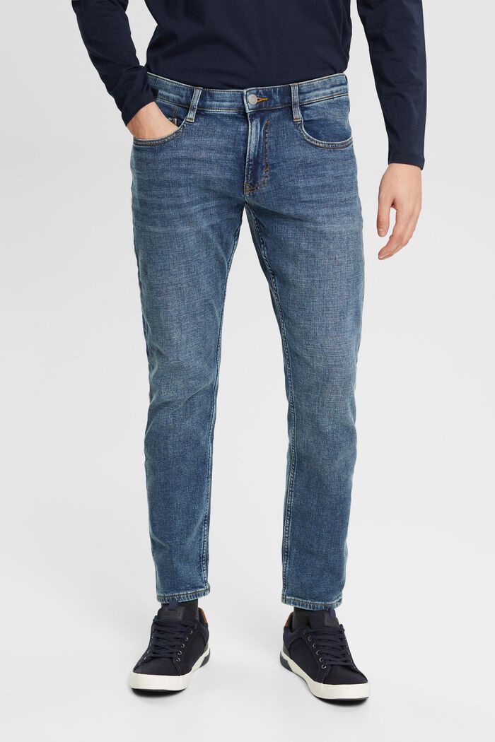 Brushback Jeans, BLUE MEDIUM WASHED, detail image number 0