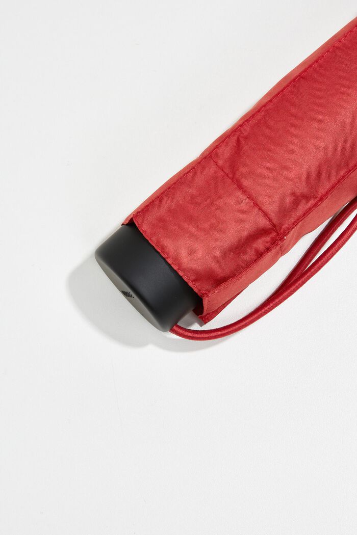 Mini Taschenschirm, ökologisch wasserabweisend, RED, detail image number 1