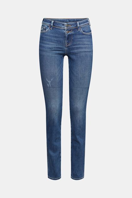 Stretch-Jeans im Used-Look