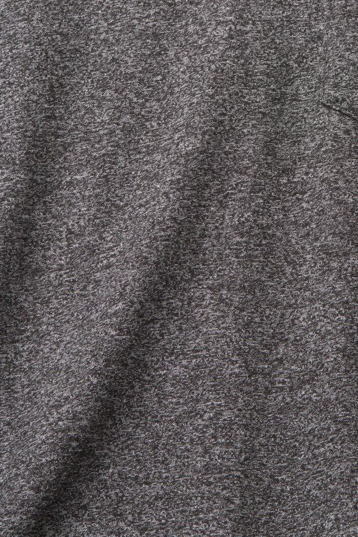 Recycelt: meliertes Jersey-T-Shirt, ANTHRACITE, detail image number 4