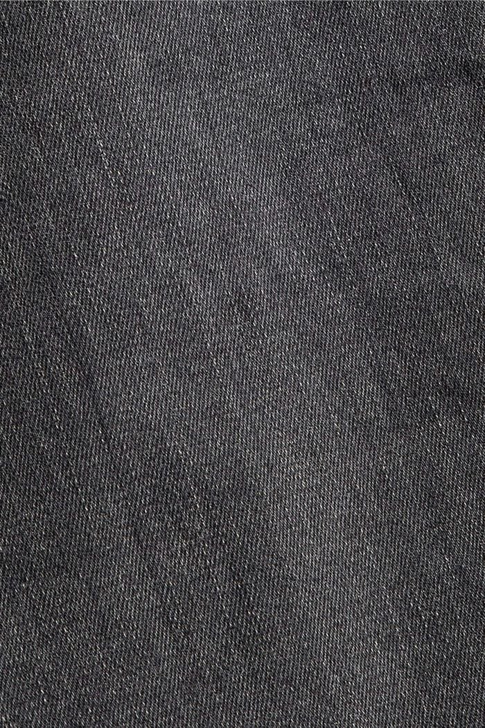 Jeansrock in Midilänge, Organic Cotton, GREY DARK WASHED, detail image number 4