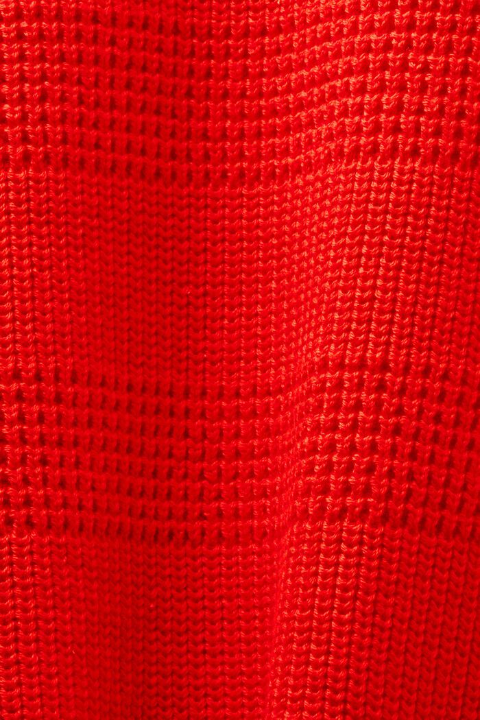 Strukturierter Strick-Cardigan, RED, detail image number 4