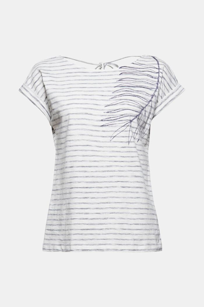 T-Shirt mit Print, 100% Organic Cotton, OFF WHITE, overview