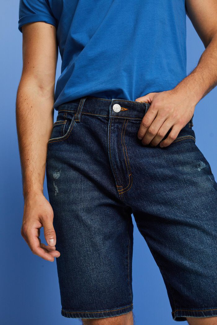 Jeans-Bermudashorts, BLUE LIGHT WASHED, detail image number 2