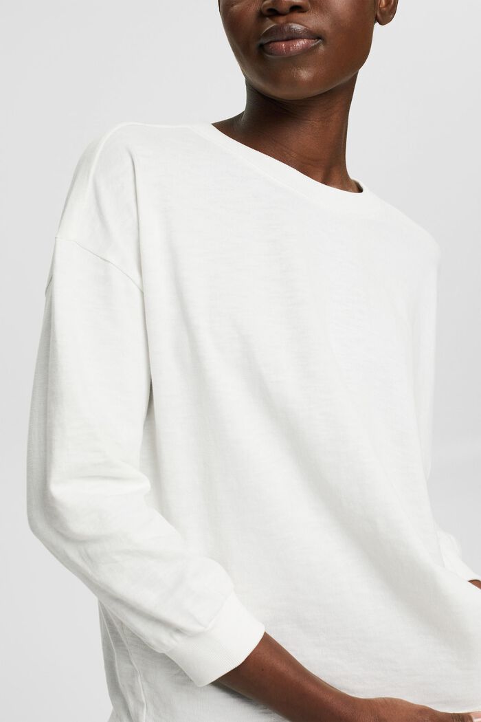 Shirt mit 3/4 Ärmeln, OFF WHITE, detail image number 2