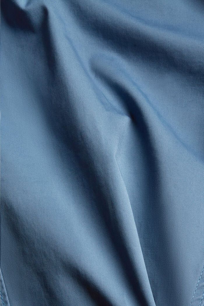 Schmale Chino aus Organic Cotton, BLUE, detail image number 4