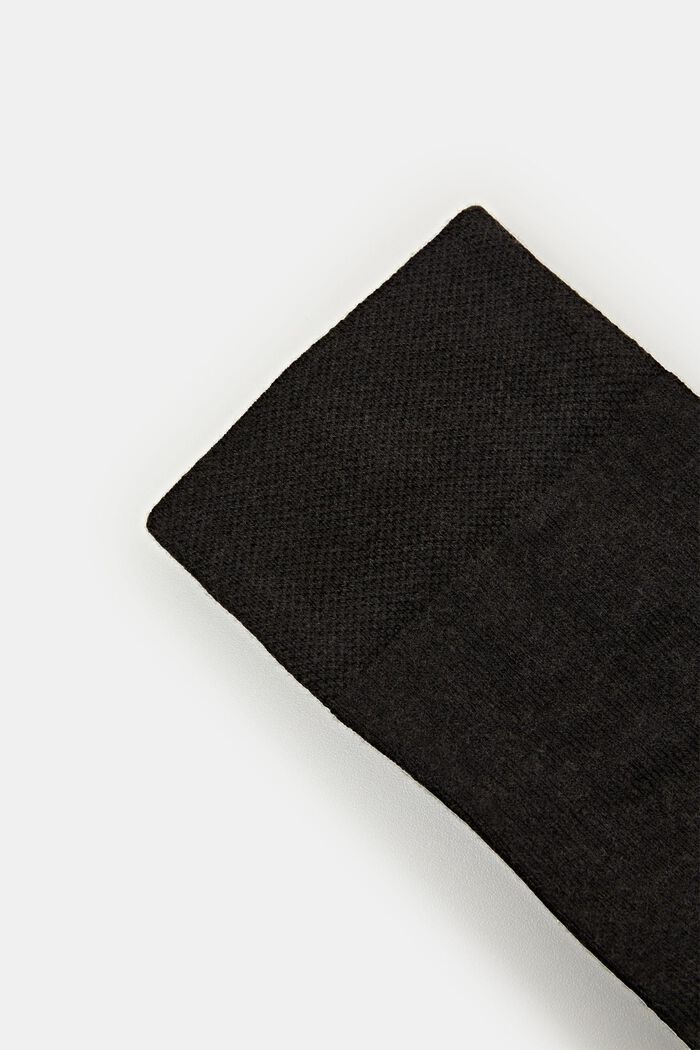 Mit Wolle: Strumpfhose in Melange-Optik, BLACK, detail image number 2