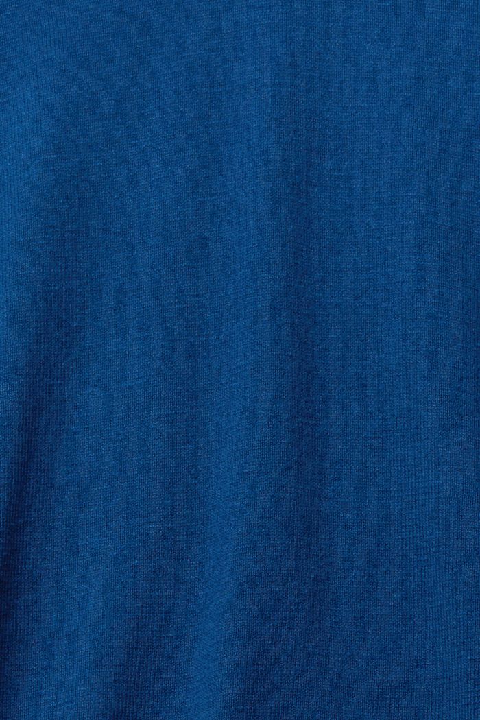 Pullover mit V-Ausschnitt, PETROL BLUE, detail image number 1