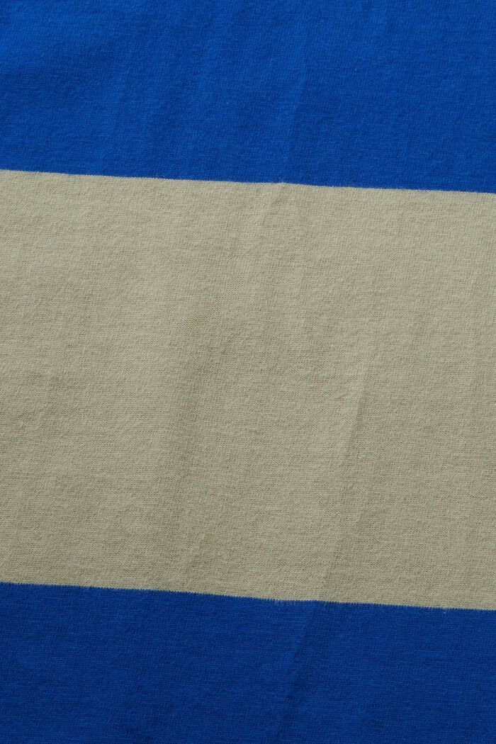 Gestreiftes Logo-T-Shirt, BRIGHT BLUE, detail image number 4