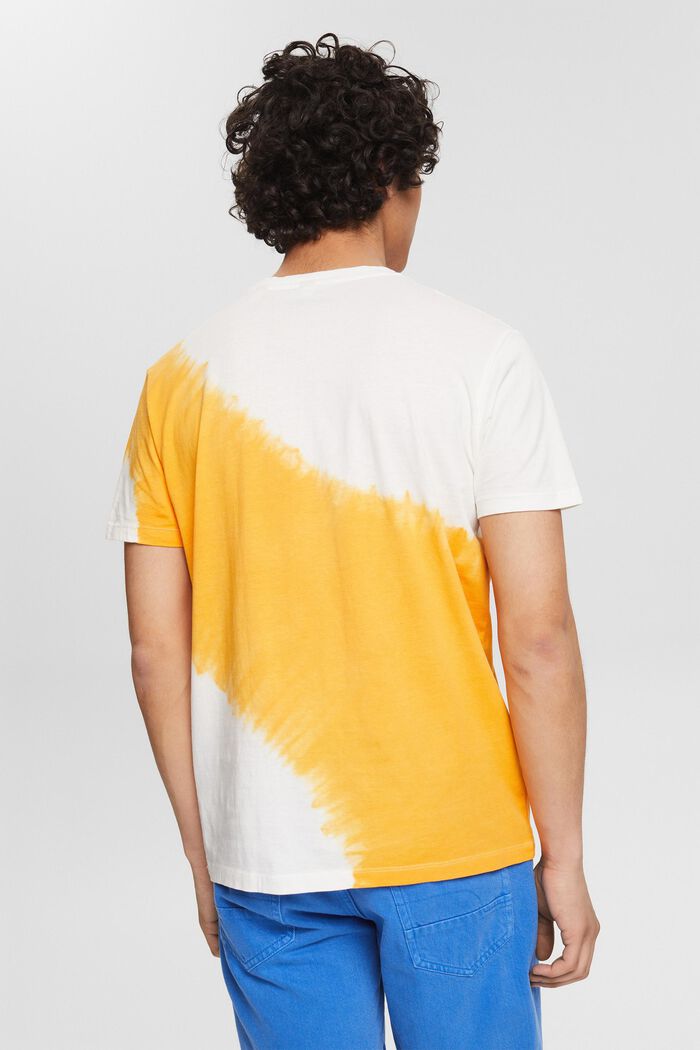 Jersey-T-Shirt mit Batik-Färbung, SUNFLOWER YELLOW, detail image number 3