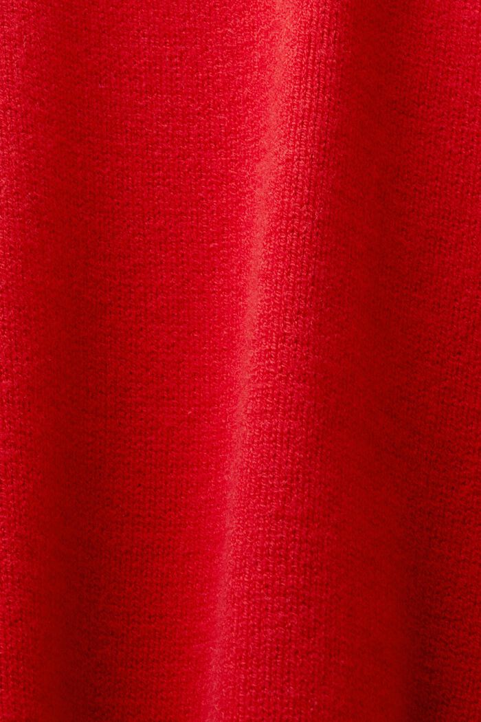Rollkragenpullover, DARK RED, detail image number 5