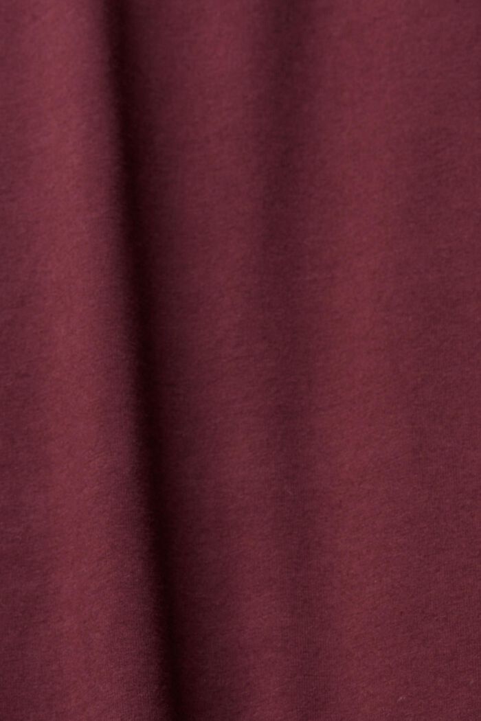 Pyjama-Set mit karierter Flanell-Hose, BORDEAUX RED, detail image number 1