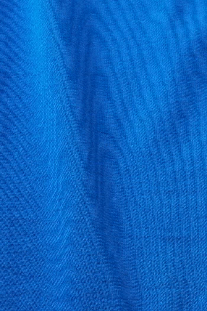 Baumwoll-T-Shirt mit herzförmigem Logo, BLUE, detail image number 6