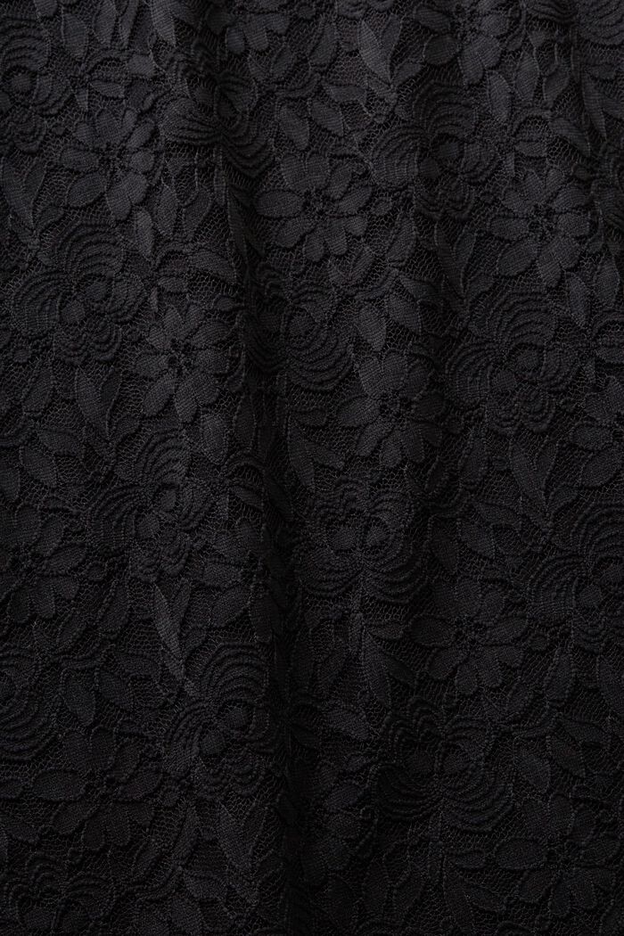 Minikleid aus Spitze, BLACK, detail image number 5